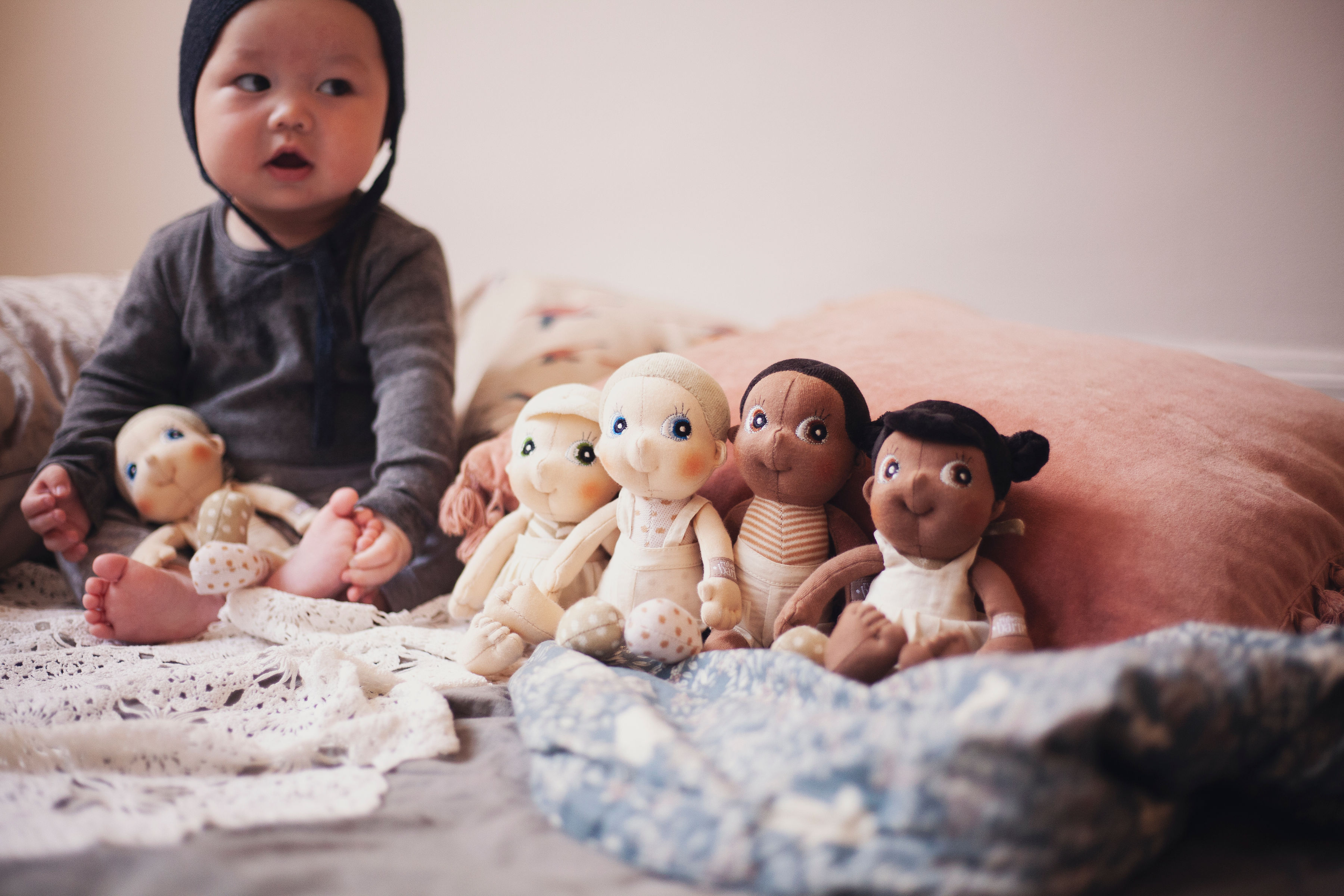 Rubens EcoBuds mini doll Basil by Rubens Barn Rubens EcoBuds mini doll Basil by Rubens Barn - Produktbild 4