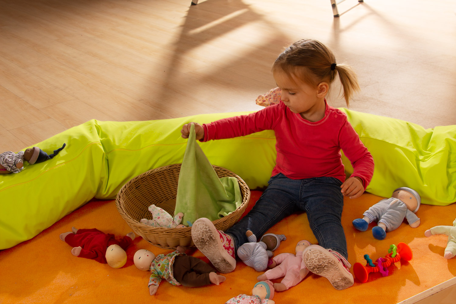 Joyk Puppen Set - Schatzkorb - Produktbild 4