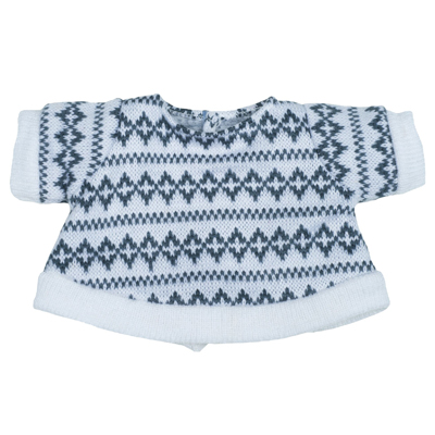 Extra outfit - grey jumper for Rubens Kids dolls