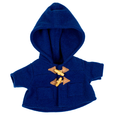 Wechselkleidung outfit blauer Mantel für Rubens Kids und Ark Puppen